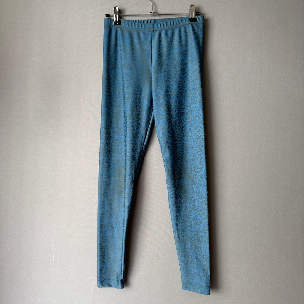 American‎ Apparel sz S blue specked leggings